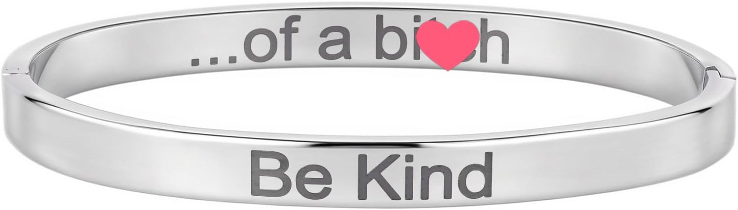 Inspirational Christian Bracelet for Women, Oval Engraved Bible Verse Love Bangle Cuff, Faith Scripture Jewelry, Religious Encouragement Gift for Mom Daughter Sister Friend