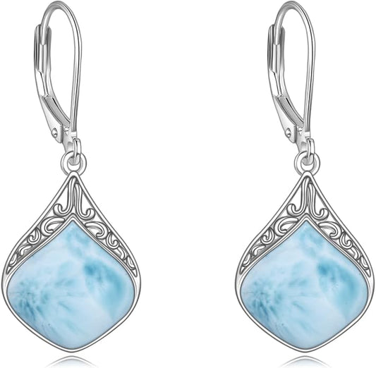 Teardrop Earrings Sterling Silver Filigree Irish Celtic Teardrop Drop Earrings Jewelry Gifts For Women