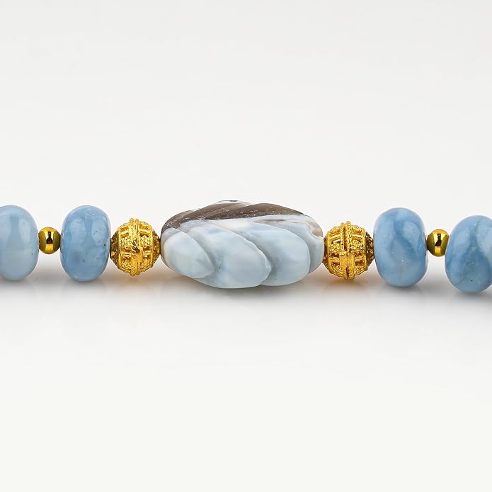 AAA Grade Natural Gemstone Beaded Bracelet, 14K Gold Plated with Evil Charm, Wicca & Reiki Healing Crystals, Handmade Bohemian Jewelry, Christmas Gift for Women (7+1inch)