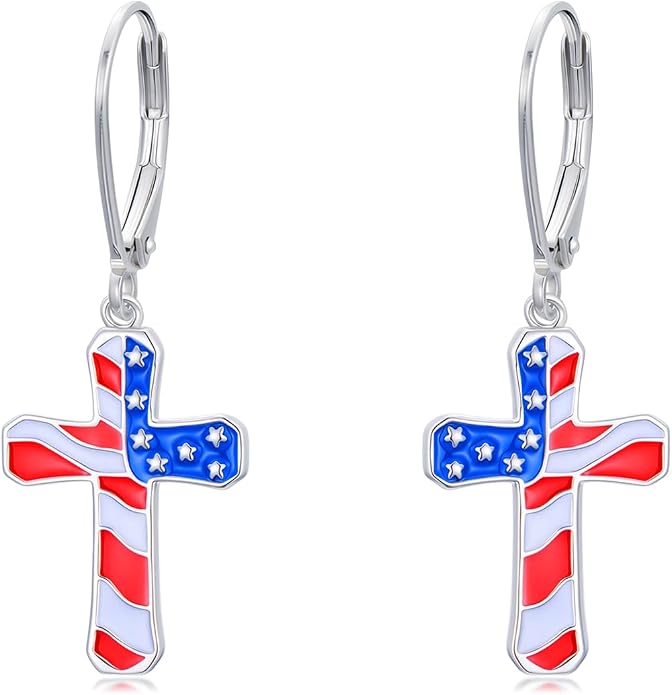 Seiyang Dangle Earrings 925 Sterling Silver Animal/American Flag/Turquoise Dangle Drop Earrings Jewelry Gifts for Women