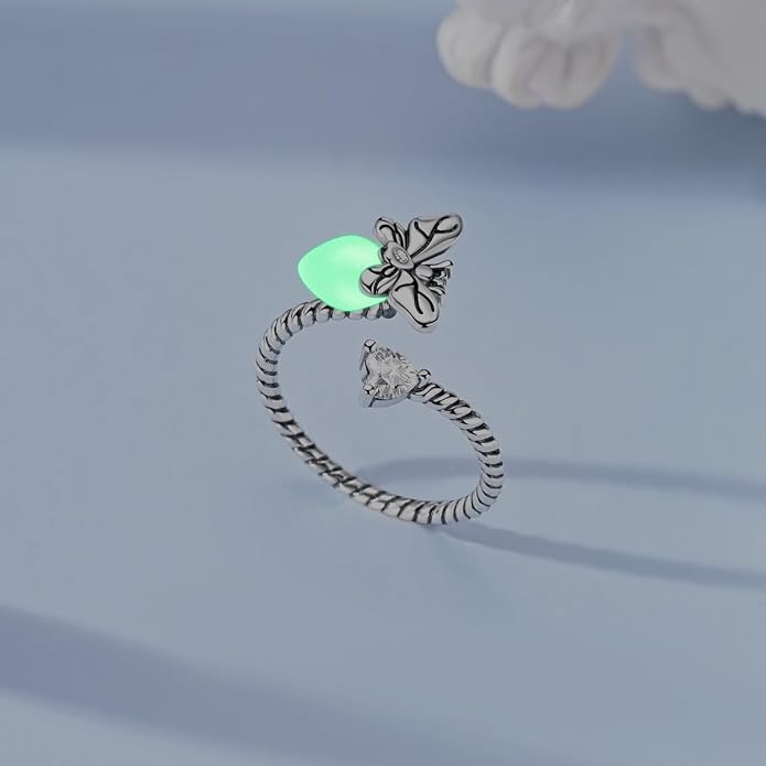 925 Sterling Silver Adjustable Open Rings for Women with Snake, Evil Eye or Bee Designs, Dainty Stackable Thumb Finger Rings, Gold Silver Ring Jewelry Gift for Mujer, Size 6-9