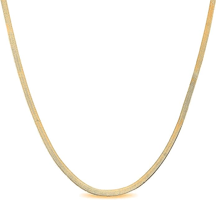 Savlano 18K Gold Plated 925 Sterling Silver 2.5mm Solid Italian Magic Diamond Cut Link Chain Necklace With Gift Box For Women & Men - Made in Italy