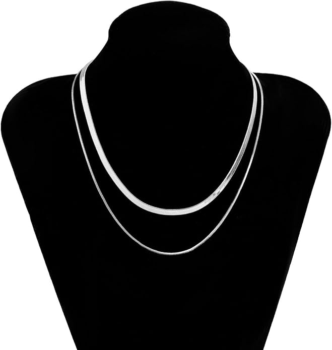 Natural Freshwater Baroque Pearl Necklace 14K Gold Plated Dainty Choker Necklace for Women Girls Snake Chain/Cuban Link/Paperclip/Ball Beaded Chain/Tennis Chain Fashion Jewelry for Gift