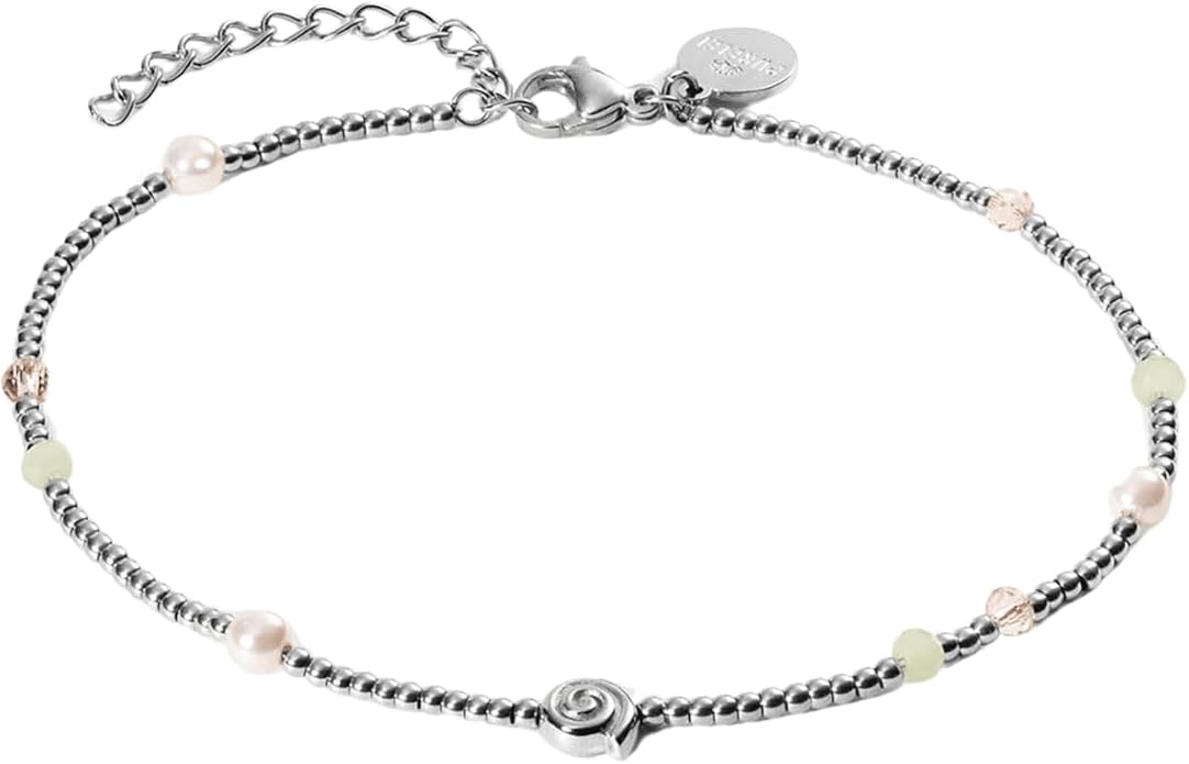 Purelei® Anklet Sundial Shell – 14K Gold plated stainless steel jewelry – Water-resistant anklet for women – Fashion jewelry for your individual look