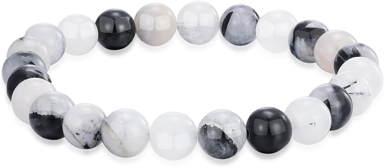 Crystal Vibe - Healing Crystal Bracelet for Women & Men | Natural Gemstone Bead Bracelet | Adjustable Handmade Energy Stone Bracelet | Bracelet for Meditation, Yoga & Daily Wear | Multiple Types