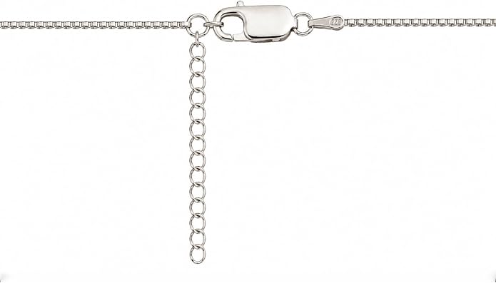 Precious Pieces Child's or Women's 925 Sterling Silver Box Chain with Lobster Clasp for Kids, Teens, or Adults