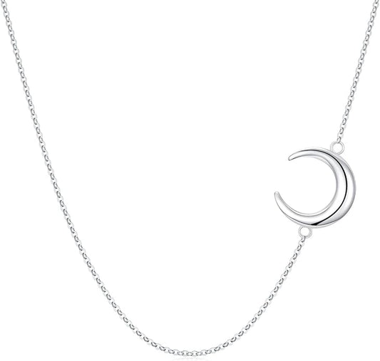 Midari Ocean Necklace 925 Sterling Silver Flamingo Mama Bear Dolphin Penguin Sea Turtle Axolotl Desert Cactus Nautical Rudder Tropical Palm Compass Wave Pendant Boho Jewelry Gifts for Women Men