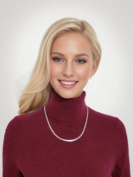 Herringbone Chain 316L Stainless Steel 14,16,18,20,22,24,27,30 inches Necklace for Men and Women in Gold, Silver Tone