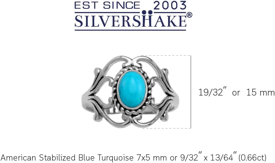 Silvershake Bezel Set Cabochon Gemstone Surrounded by Twisted Rope White Gold Plated 925 Sterling Silver Victorian Style Ring