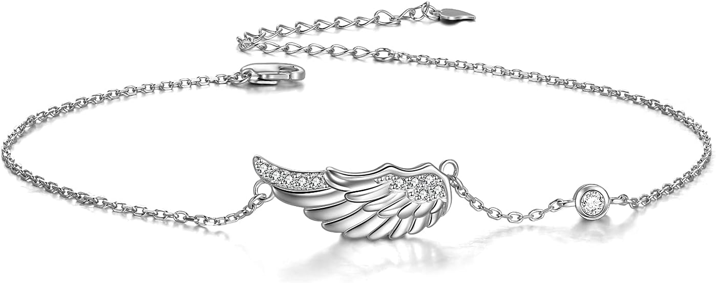 POPLYKE 925 Sterling Silver Infinity/Cross/Mermaid/Starfish/Pearl Anklet for Women Summer Jewelry