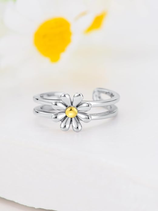 Midari Toe Rings for Women 925 Sterling Silver Hypoallergenic Adjustable Open Band Ring for Women Summer Beach Open Toe Jewelry Foot Jewelry