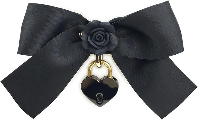 Destiny Love Handmade Rose Flower Choker Collar Necklace Velvet Necklace with Box for Women and Men