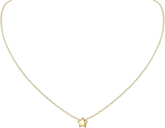 ChicSilver 925 Sterling Silver Cross/Heart/Butterfly/Star/Moon Necklace for Women, Hypoallergenic Dainty Small Silver Pendant Necklaces (with Gift Box)