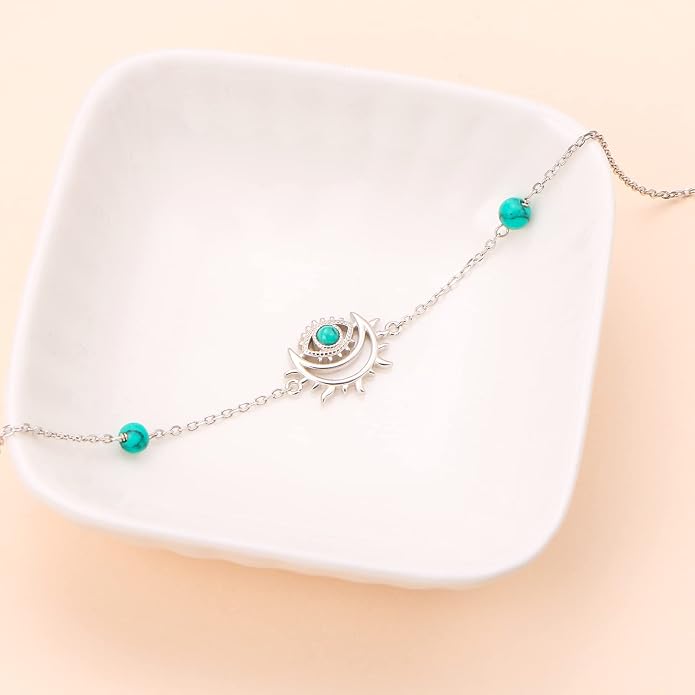 Anklet for Women 925 Sterling Silver Cross Layered Anklet for Women Girls Adjustable Dainty Beach Foot Chain Plus 9 10 Inch Charm Anklet Jewelry Birthday