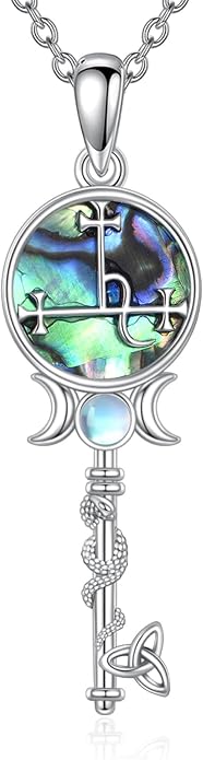 Thors Hammer Witches Knot Necklace Sterling Silver Celtic Witches Mjolnir Pendant Celtic Knot Viking Jewelry for Women Men