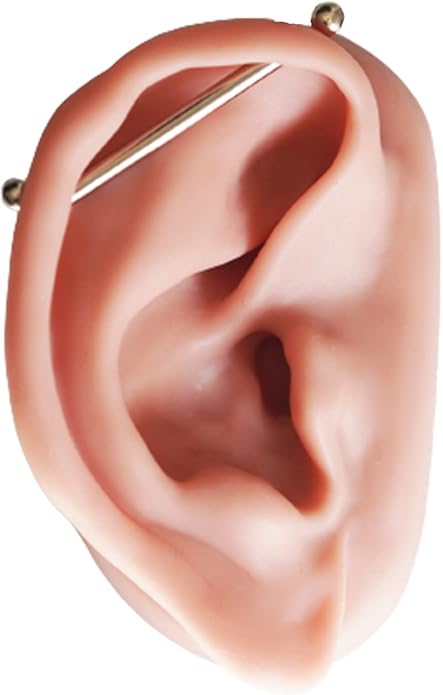 Non-Piercing Fake Adjustable Faux Industrial Piercing Earring
