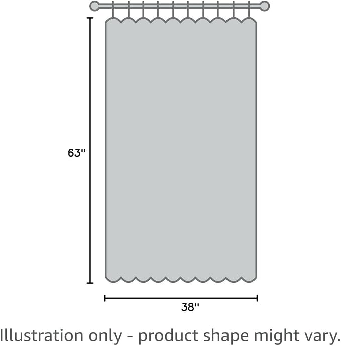 Flax Linen Curtains 38 Inch Wide for Bedroom 2 Panels Back Tab Rod Pocket Light Filter Semi Sheer Beige Curtains for Small Windows Narrow Mini Skinny Door Decor 38 Inch Width by 63 Inch Length