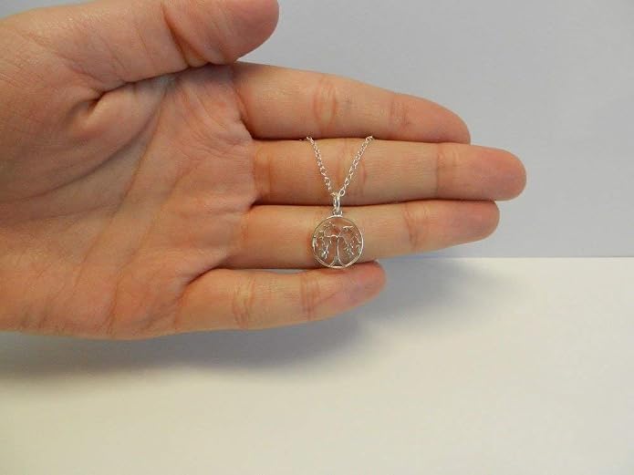 Small Willow Tree of Life Necklace for Women – Sterling Silver Pendant – Minimalist Jewelry – Dainty Tree Charm – Nature-Inspired Gift – Spiritual Necklace – Handmade