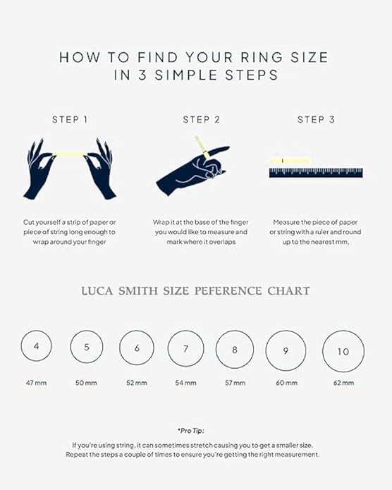 LUCA SMITH 14K Gold Filled Eternity Ring for Women - Wedding & Promise & Engagement Band Rings - Stackable Gold Rings Round Cubic Zirconia Jewelry - Tarnish Free Perfect for Sensitive Skin