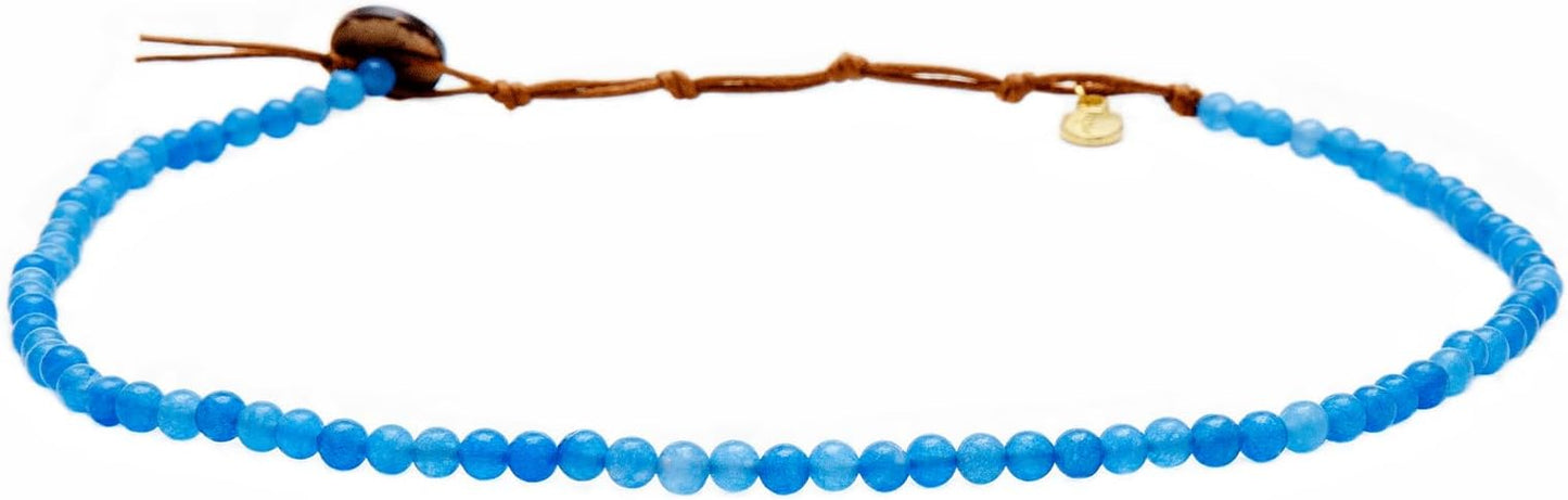 Lotus and Luna 7 Chakra Necklace for Women - Healing Crystal Necklace with Genuine Stones (Master Healer) to Bring Balance and Healing to Mind and Body - Handmade Jewelry Gift