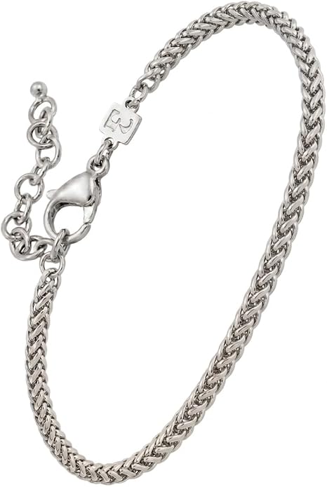 Galis Mens Bracelet - Stainless Steel, Non Tarnish Rope Chain Bracelets, Stylish Fathers Day Gift for Dad, Husband, Boyfriend.