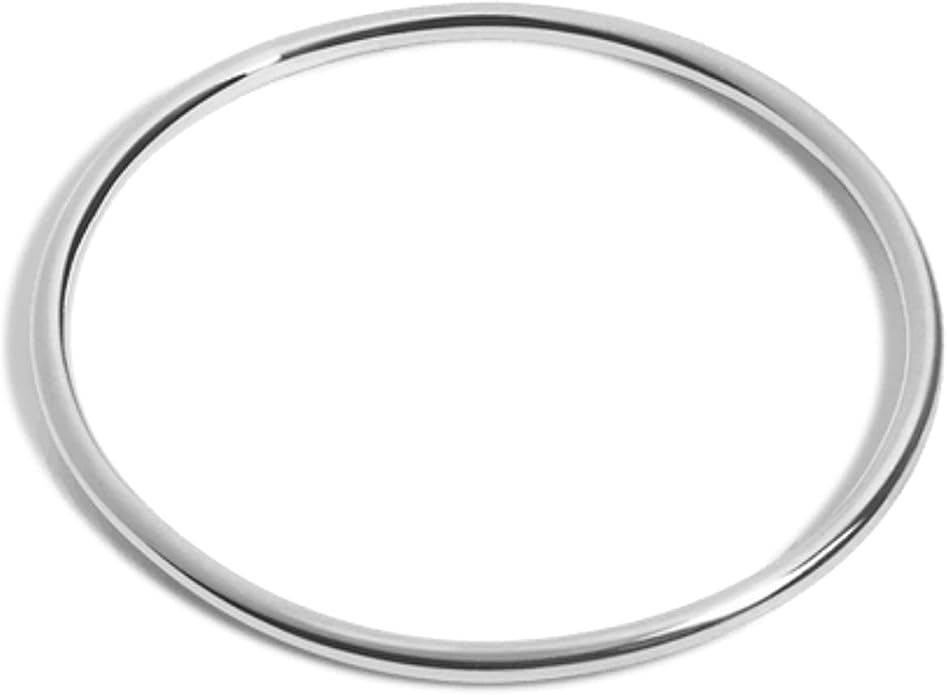 JEWELHEART 14K Solid Gold Wedding Band For Women - 1mm Yellow and White Real Gold Thin Simple Knuckle Midi Ring - Dainty Stackable Rings Size 5, 6, 7, 8