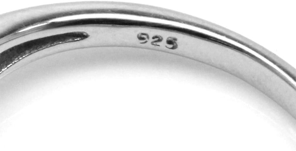 Silvershake 7MM Round Shape Gemstone White Gold Plated or Yellow Gold Plated 925 Sterling Silver Scroll/Filigree Celtic Knot Braided Solitaire Ring Jewelry for Wo