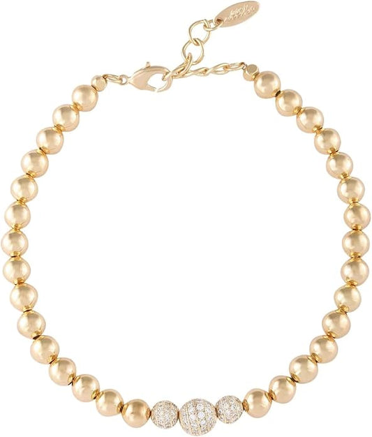 Ettika Anklets for Women. Anklet, 18k Gold or Rhodium Plated. Ankle Bracelets for Women, Jewelry