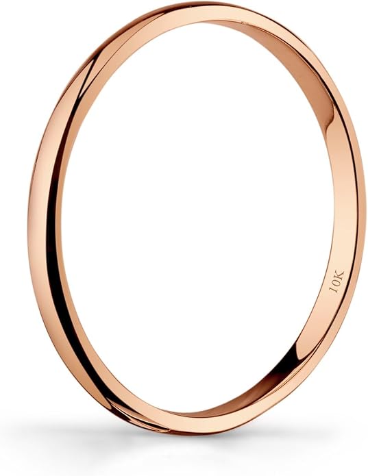 10k Light Comfort Fit Wedding Band