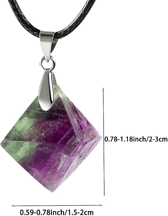 Natural Raw Crystal Necklace for Women Irregular Stone Necklaces Spiritual Gemstone Pendant with Adjustable Rope