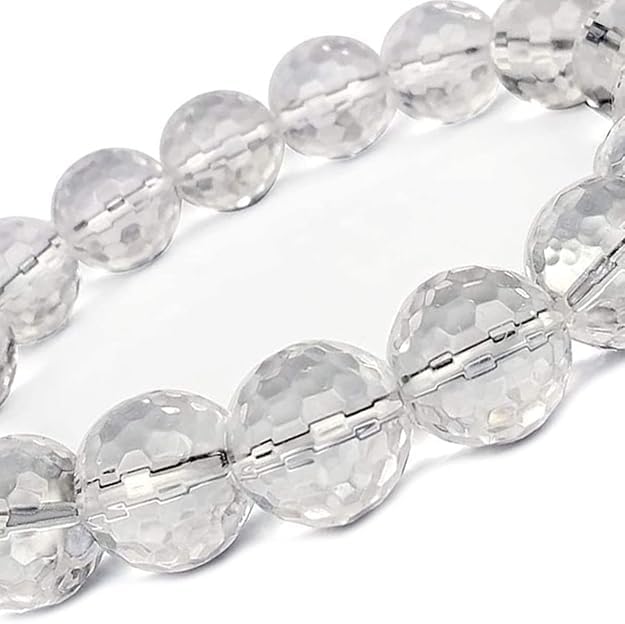Arihant Gems And Jewels Reiki/Yoga Healing Crystal Stretchable Bracelet,100% Natural And Certified, Astrological Gemstone, Unisex Both For Men & Women - (8 Mm)