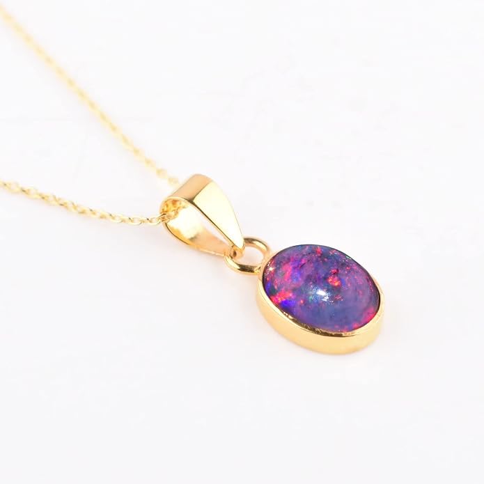 Natural Raw Crystal Rough Gemstone Pendant Necklace For Women, Chakra Healing Stones, Birthstone Jewelry, Rhodium Plated 925 Sterling Silver Chain 18 inch, Birthday Gift
