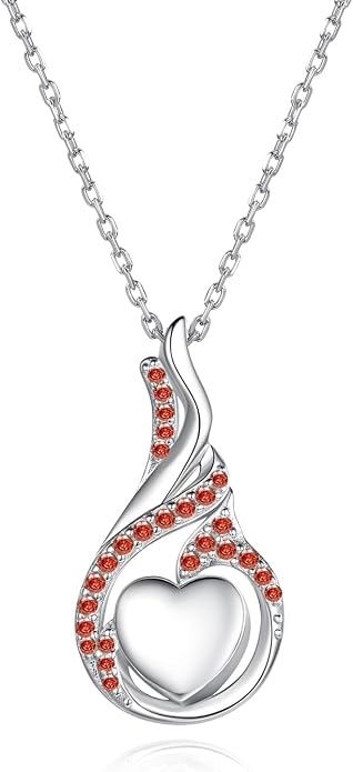 Cremation Jewelry 925 Sterling Silver Teardrop Urn Necklace for Ashes Heart Shape Memorial Keepsake Pendant for Human Ashes for Women Gift