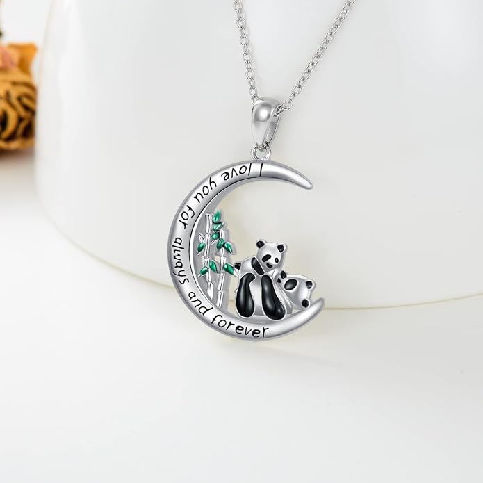 Midari Ocean Necklace 925 Sterling Silver Flamingo Mama Bear Dolphin Penguin Sea Turtle Axolotl Desert Cactus Nautical Rudder Tropical Palm Compass Wave Pendant Boho Jewelry Gifts for Women Men