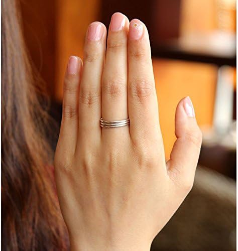 925 Sterling Silver Knuckle Rings for Women Minimalist Thin Stacking Rings Set 3PCS Midi Pinky Ring Size 2.5-8.5