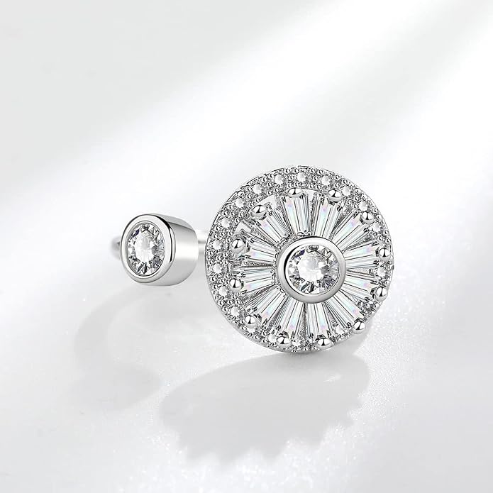 Fidget Ring Anxiety Spinner Ring Open Adjustable Sunflower Star Moon Windmill Butterfly Rings Daisy Stress Relieving Fidget Women Cubic Zirconia Anti Stress Mood Rotate Inspirations Jewelry