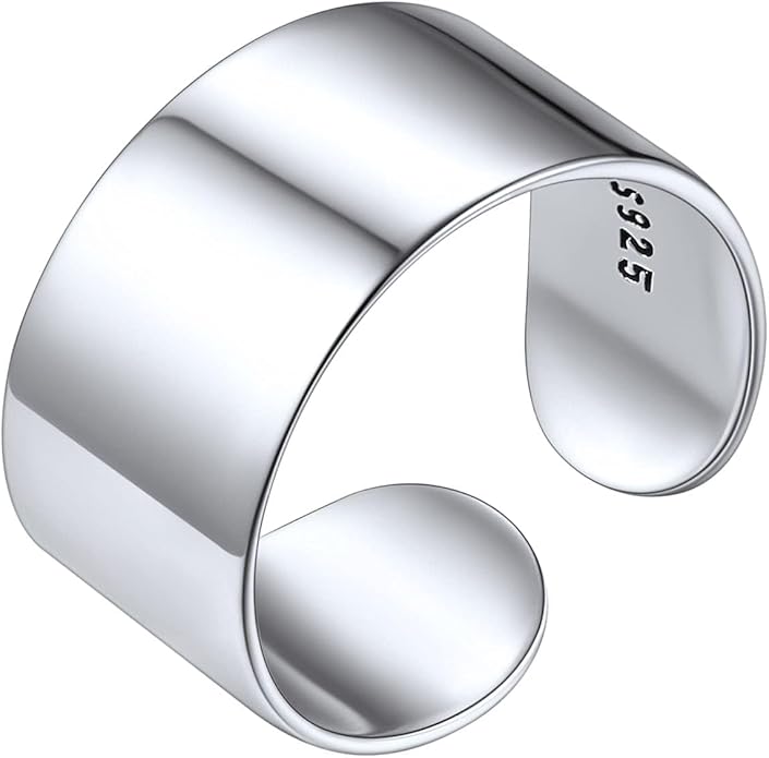 ChicSilver 925 Sterling Silver Toe Ring Minimalist Hypoallergenic Adjustable Band Ring Summer Beach Bare Foot Jewelry