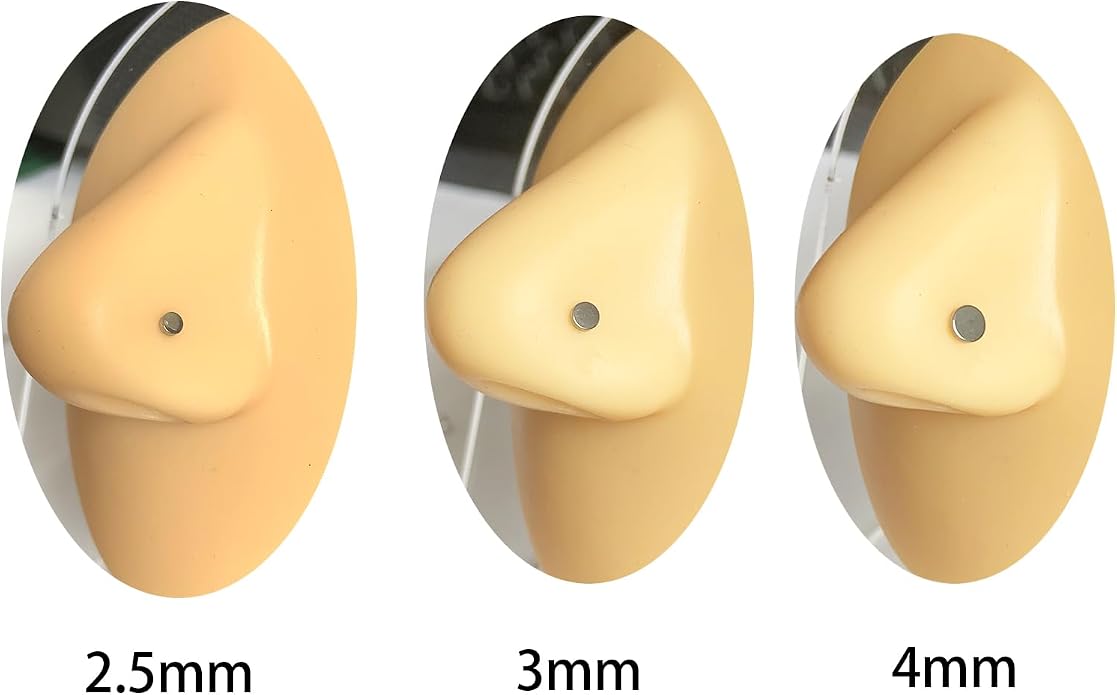 3pcs G23 Titanium 20G/18G/16G 6mm/8mm/10mm/12mm Press Fit Threadless Push Pop 2.5mm 3mm 4mm Flat Top 4mm Flat Back Piercing Lip Stud Earring Labret Monroe Lip Ring Tragus Cartilage Earring Stud