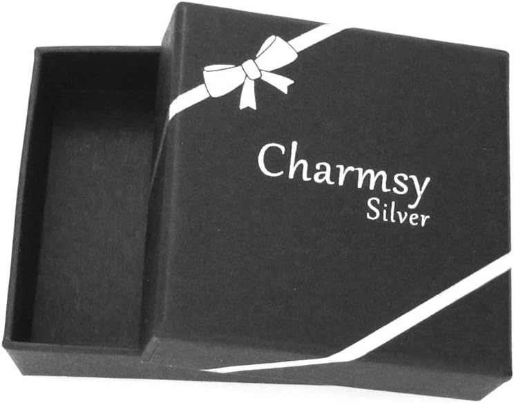 Charmsy 925 Sterling Silver Double Twisted Infinity Dangle Earrings for Women | Linear Marquise Large Loops Classic Infinity Drop Dangle Earrings