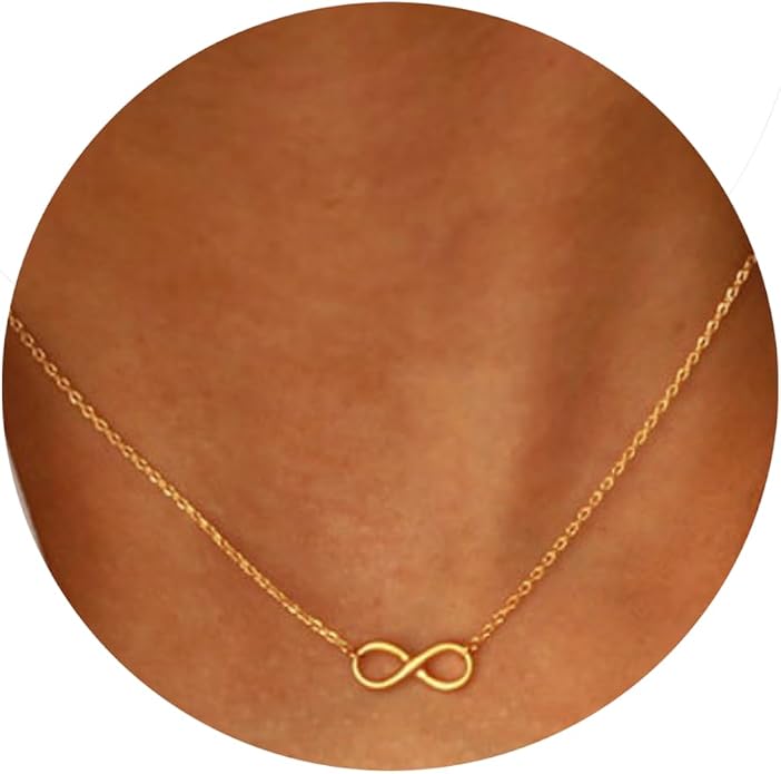 Collner 14K Gold Heart Pendant Necklace for Women Dainty Star Necklace Tiny Evil Eye Choker Necklace Boho Crescent Moon Necklace Minimalist Jewelry