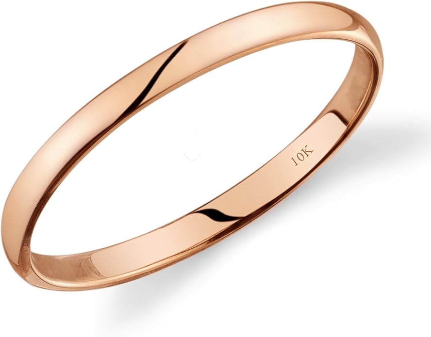 10k Light Comfort Fit Wedding Band