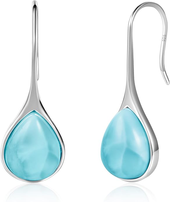 Natural Abalone Dangle Earrings with Halo CZ Leverback Earrings for Women Hypoallergenic Fashion Jewelry