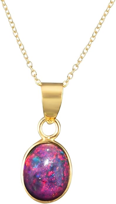 Natural Raw Crystal Rough Gemstone Pendant Necklace For Women, Chakra Healing Stones, Birthstone Jewelry, Rhodium Plated 925 Sterling Silver Chain 18 inch, Birthday Gift