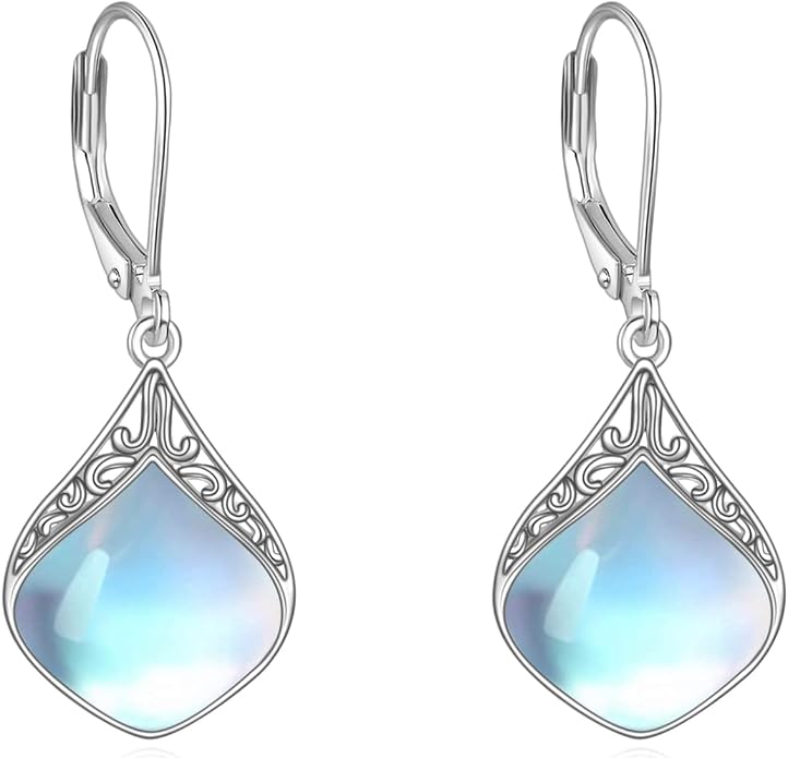Teardrop Earrings Sterling Silver Filigree Irish Celtic Teardrop Drop Earrings Jewelry Gifts For Women