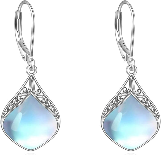Teardrop Earrings Sterling Silver Filigree Irish Celtic Teardrop Drop Earrings Jewelry Gifts For Women