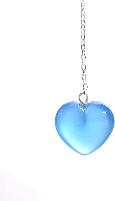Gemstone Heart Shaped Threader Earrings in 925 Sterling Silver, Pull Through Adjustable, Versatile & Trendy, Perfect Valentine's Gift for Women, Choice of Gemstone Available