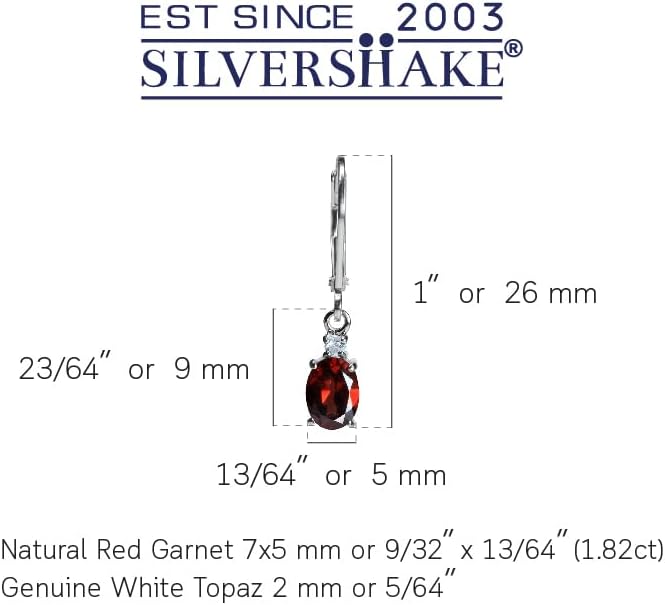 Silvershake White Gold Plated 925 Sterling Silver Leverback Earrings