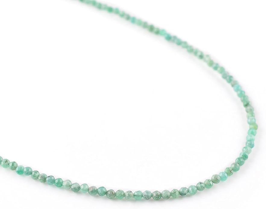 Natural Gemstone Dainty Pendant Necklace for Women Handmade Crystal Jewelry 925 Sterling Silver 18 Inch Chain Healing Chakra Christmas Birthday Gift for Her