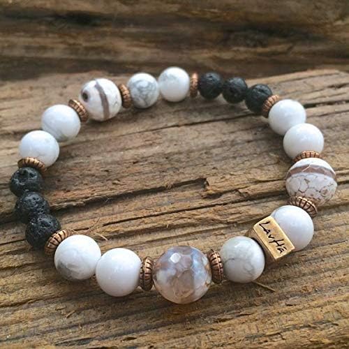 LavHa Essential Oil & Aromatherapy Natural Stone Bracelet