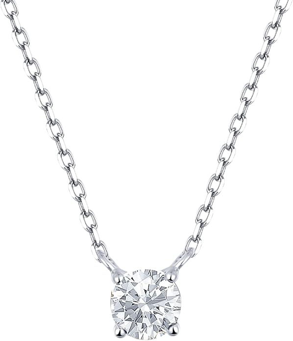 S.Leaf 18K Gold Plated Cubic Zirconia Choker Necklace for Women 925 Sterling Silver Layered Coin Moon Star Heart Circle Crystal Lariat Pendant Necklaces Gifts for Women Trendy